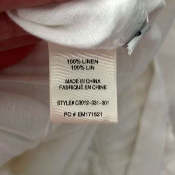 Anthro’s Cloth & Stone,Timeless, Classic Cream Palazzo Pants, Size Small - Picture 6 of 13